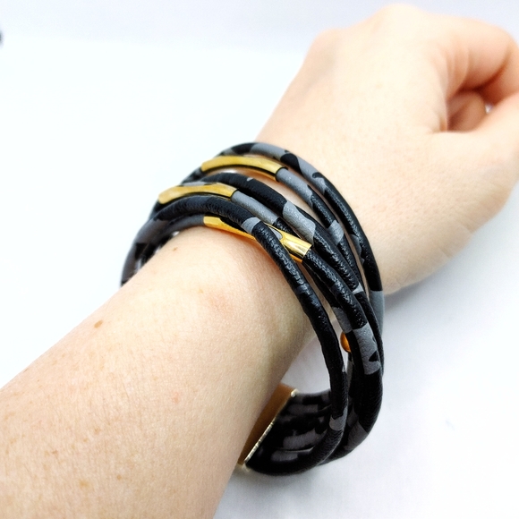 Boho Leopard Print Bracelets - Picture 10 of 11